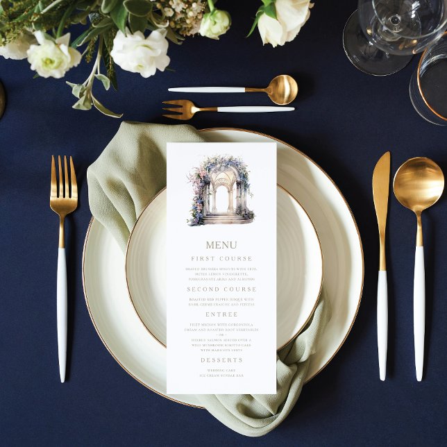 Menú Arco floral boda (Subido por el creador)