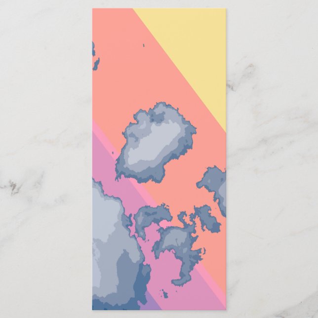 Menú Arcoiris dibujado (Anverso)