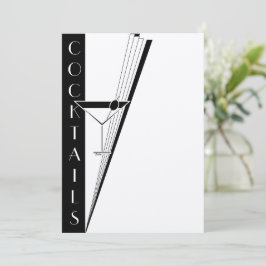 Menú Art Deco Martini