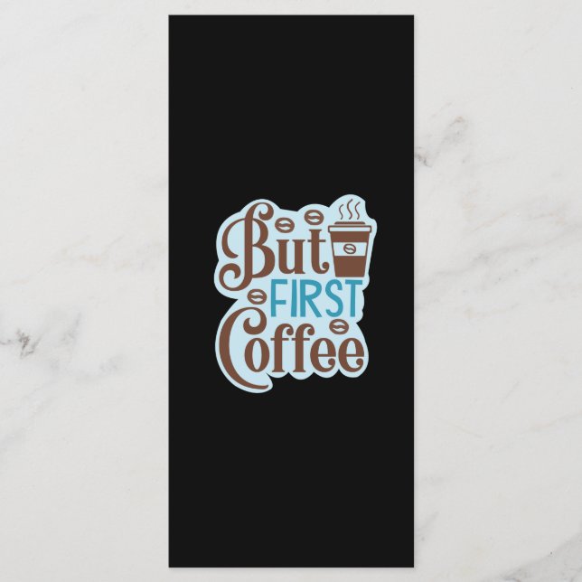 Menú Arte del Café Pero Primero Café 3 (Anverso)