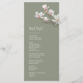 Menú Arte Floral de Magnolia