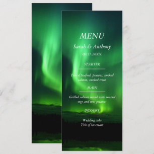 Menú Aurora Borealis Boda Food