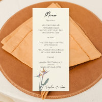 Aves del paraíso para el diseño acuarela Boda