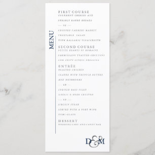 Menú Azul Noche Polar