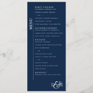 Menú Azul Noche Polar