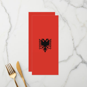 Menú Bandera albanesa