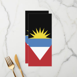 Menú Bandera de Antigua y Barbuda