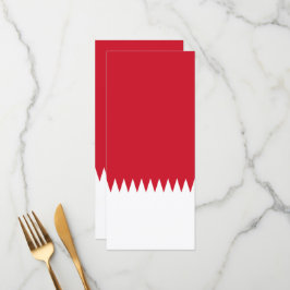 Menú Bandera de Bahréin