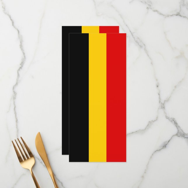 Menú Bandera de Bélgica (Anverso/Reverso In Situ)