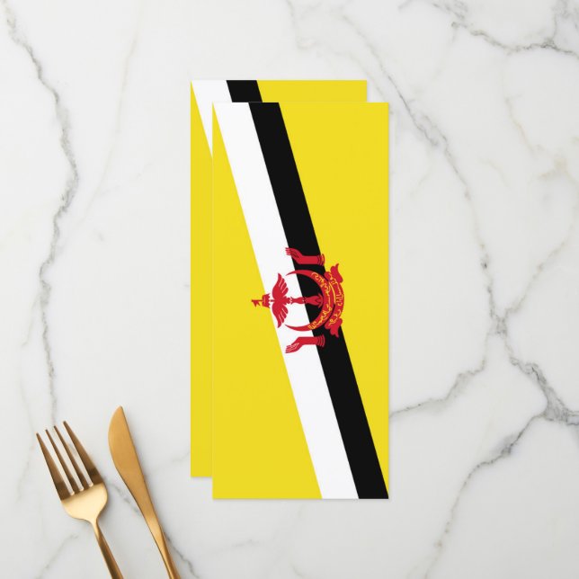 Menú Bandera de Brunei (Anverso/Reverso In Situ)