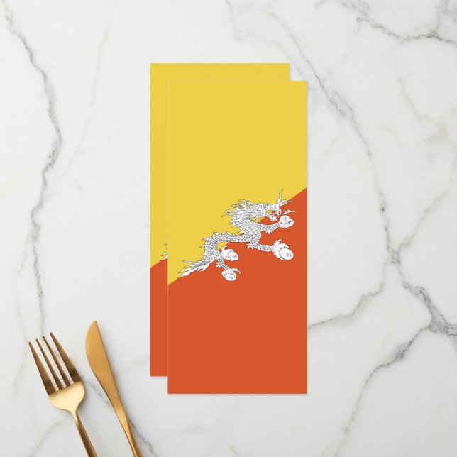 Menú Bandera de Butano (Anverso/Reverso In Situ)