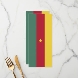 Menú Bandera de Camerún