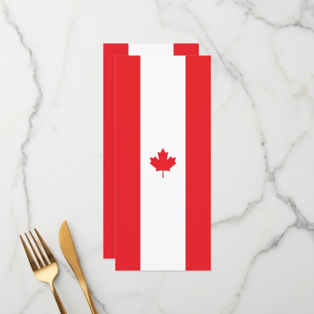 Menú Bandera de Canadá (Anverso/Reverso In Situ)