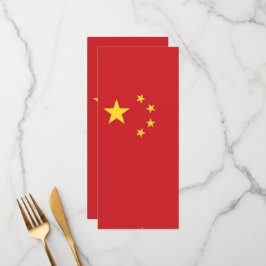 Menú Bandera de China