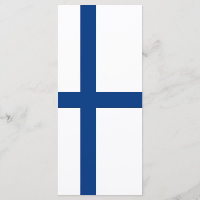 Menú Bandera de Finlandia (Anverso)