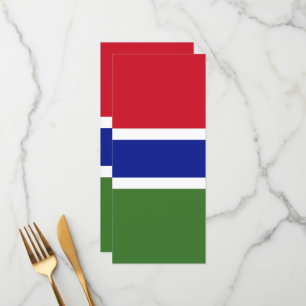 Menú Bandera de Gambia