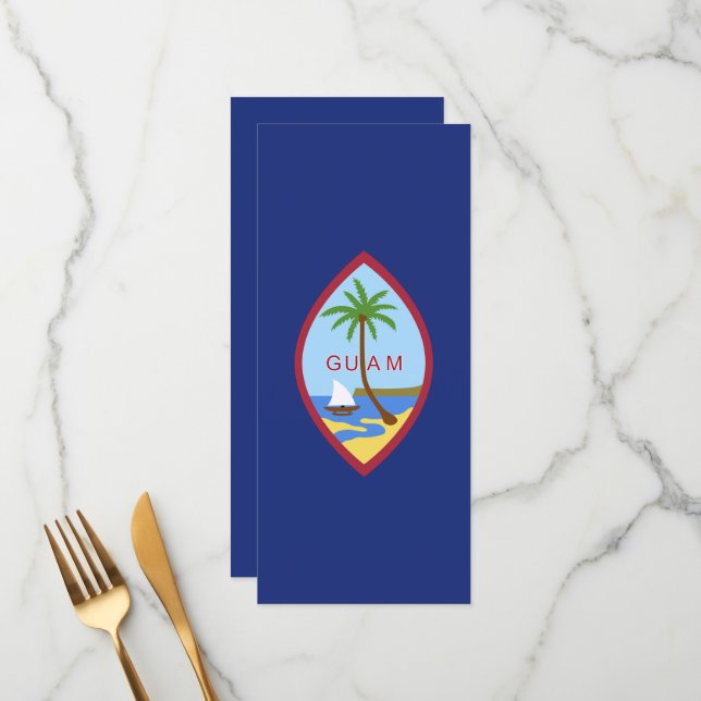 Menú Bandera de Guam (Anverso/Reverso In Situ)