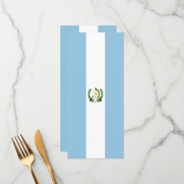 Menú Bandera de Guatemala