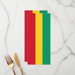 Menú Bandera de Guinea