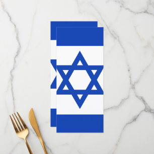 Menú Bandera de Israel