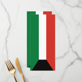 Menú Bandera de Kuwait