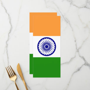 Menú Bandera de la India