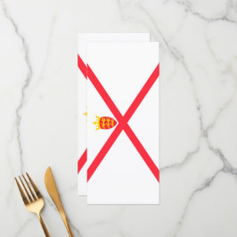 Menú Bandera de la Isla de Jersey