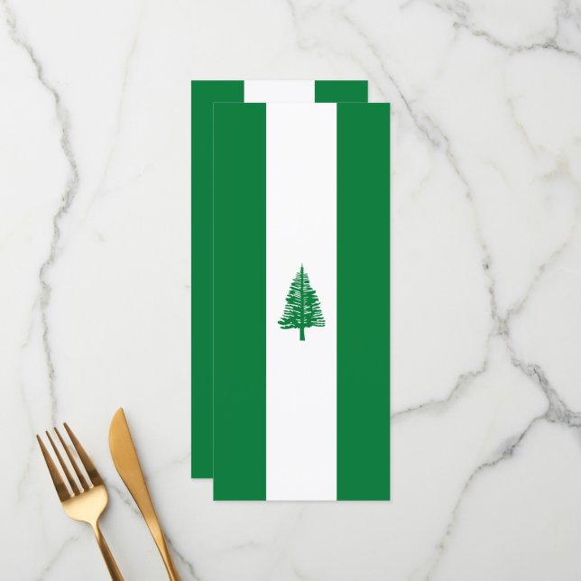 Menú Bandera de la isla Norfolk (Anverso/Reverso In Situ)