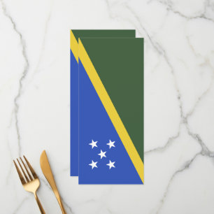 Menú Bandera de las Islas Salomón