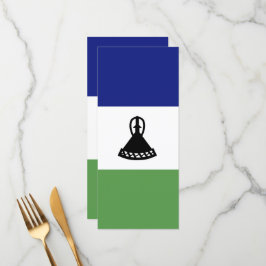 Menú Bandera de Lesoto