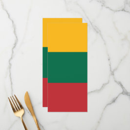 Menú Bandera de Lituania