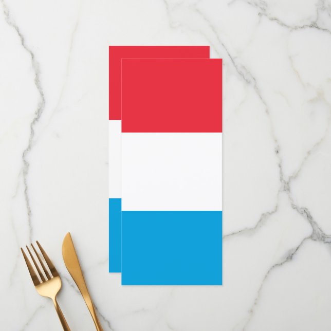 Menú Bandera de Luxemburgo (Anverso/Reverso In Situ)