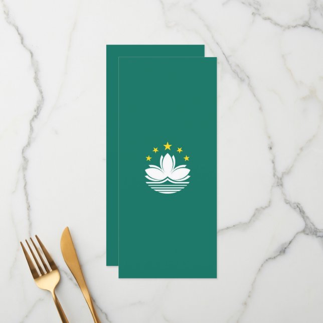 Menú Bandera de Macao (Anverso/Reverso In Situ)