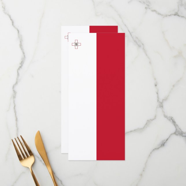 Menú Bandera de Malta (Anverso/Reverso In Situ)