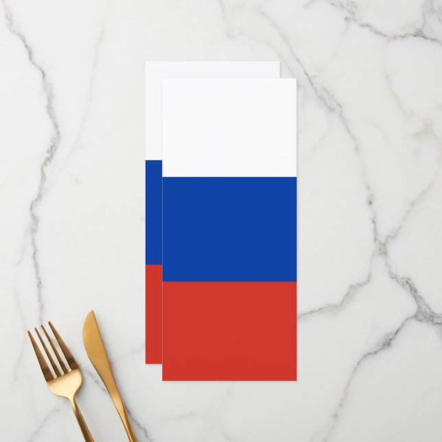 Menú Bandera de Rusia (Anverso/Reverso In Situ)