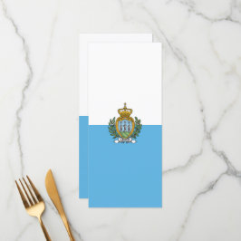Menú Bandera de San Marino