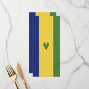 Menú Bandera de San Vicente y las Granadinas