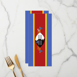 Menú Bandera de Suazilandia