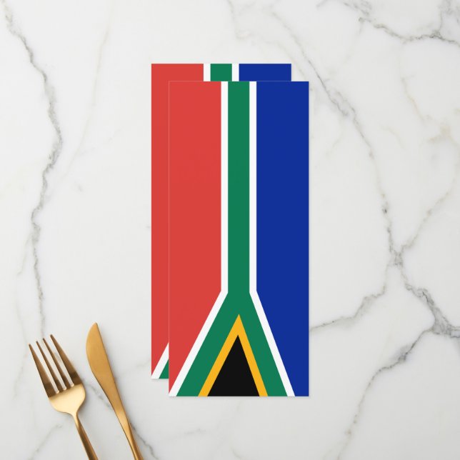 Menú Bandera de Sudáfrica (Anverso/Reverso In Situ)