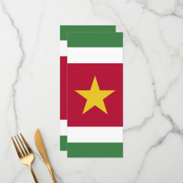 Menú Bandera de Surinam