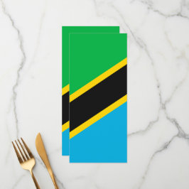 Menú Bandera de Tanzania