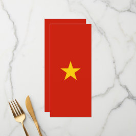 Menú Bandera de Vietnam