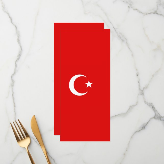 Menú Bandera turca (Anverso/Reverso In Situ)