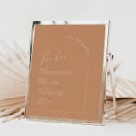 Menú Barra de Boda de caligrafía Minimalista de óx<br><div class="desc">Diseñado para coordinar con para la colección de invitaciones a bodas "Arches Minimalistas". Para cambiar detalles, haga clic en "Detalles". Para mover el texto o cambiar el tamaño, la fuente o el color, haga clic en "Editar usando la herramienta de diseño". Vea el enlace de la colección en esta página...</div>