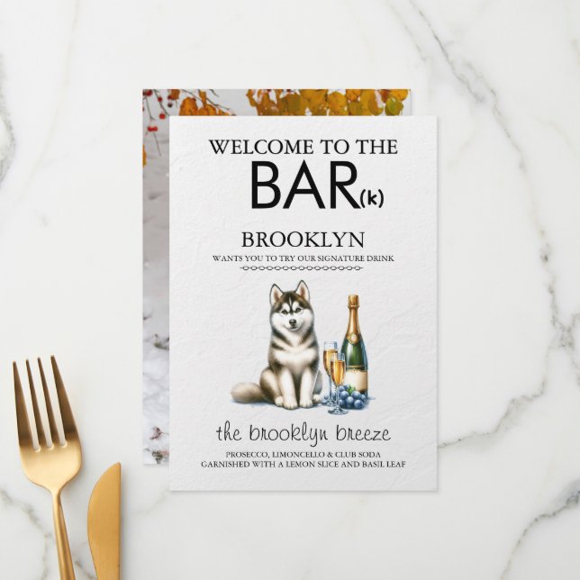 Menú Barra Husky (Anverso/Reverso In Situ)