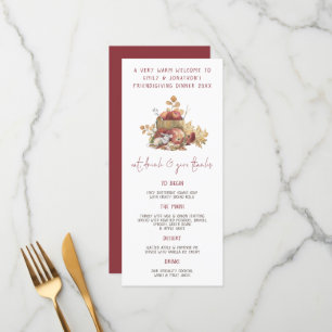 Menú Beber Doy Gracias A Amistad Con El Ratón 