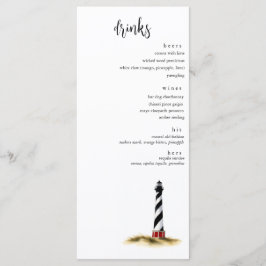 Menú Bebidas Costeras