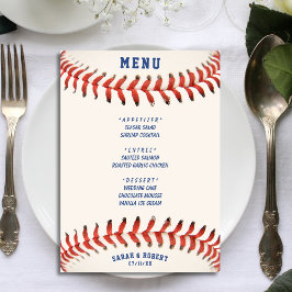 Menú Béisbol La Recepción Perfecta Para La Boda