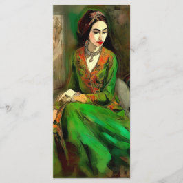 Menú Belleza en el marcador verde