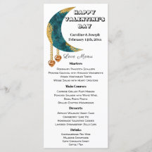 Blue Gold Moon Naranja Corazón Jewels San Valentín